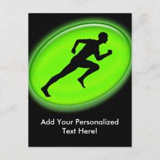 Invitation Logo de remise en forme verte
