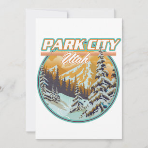 Invitation Logo de voyage Park City Utah