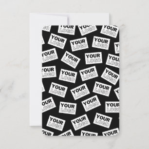 Invitation Logo ou photo aléatoirement placés