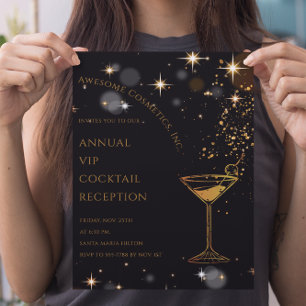 Invitation Logo personnalisé Cocktail Entreprise Evénement d'