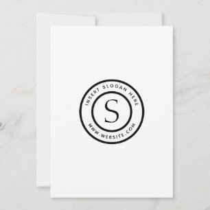 Invitation Logo Professionnel Plain Simple Moderne