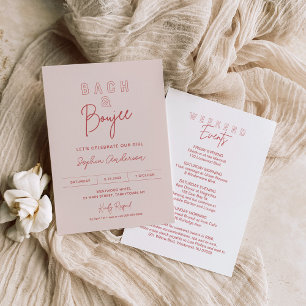 Invitation LOLA Bach Et Boujee Bachelorette
