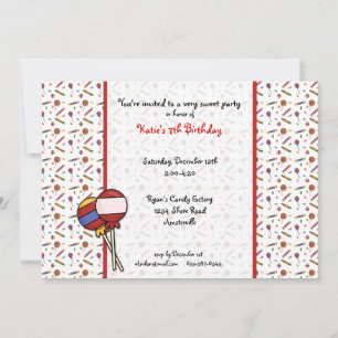 Invitation Lollipops