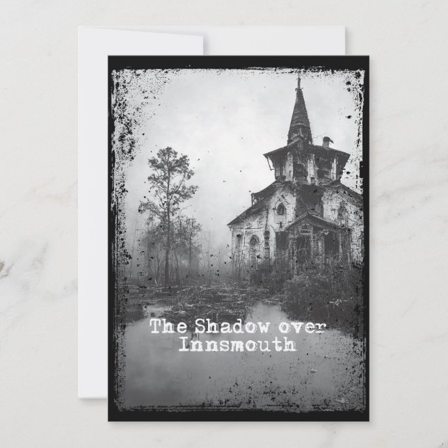 Invitation L'ombre sur l'intérieur Lovecraft Cthulhu Mythos (Devant)