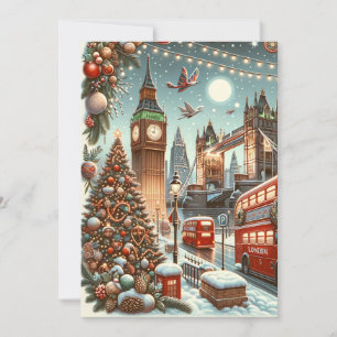 Invitation London's Festive Splendor - Vibrant Christmas Car