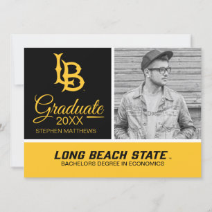 Invitation Long Beach State Logo Graduation