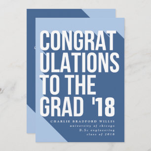 INVITATION LONG SHADOW FÉLICITE POUR LA MARINE DES GRADES