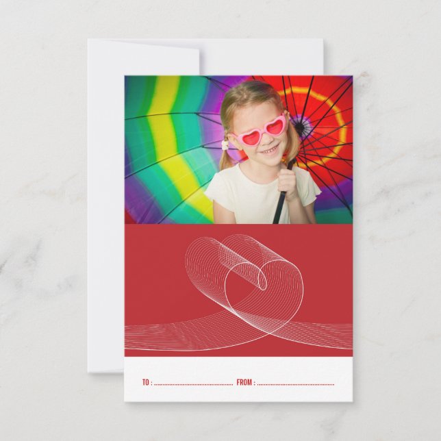 Invitation Loopy Love Heart Classroom Saint-Valentin Photo (Devant)