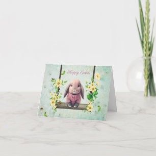 Invitation Lop Ear Easter Bunny Card