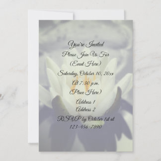 Invitation Lotus Flower Party