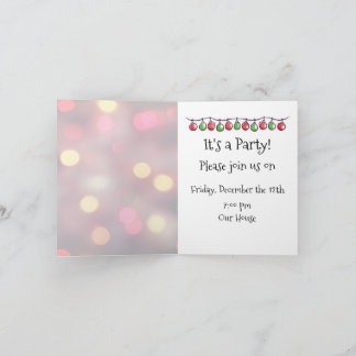 Invitation Louis Wain Christmas Cat Decorating Personalized