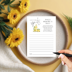 Invitation Love 1st Spritz Who's Memory Fête des mariées Game