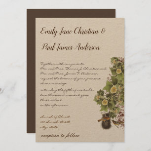 Invitation Love Birds Nesting Aqua Blue Font Wedding