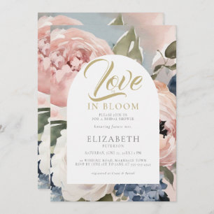 Invitation Love Bloom Peony Garden Boho Arch Fête des mariées