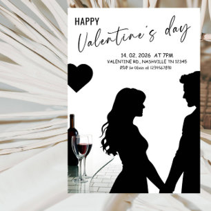 Invitation Love & Hearts Fête de la Saint-Valentin