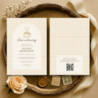 Love is Brewing Coffee Enterrement de mariage