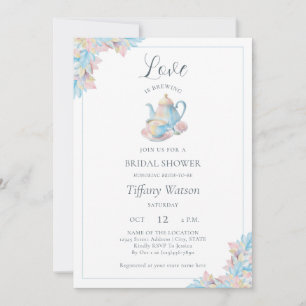 Invitation Love is Brewing Enterrement de Vie de Jeune Fille 