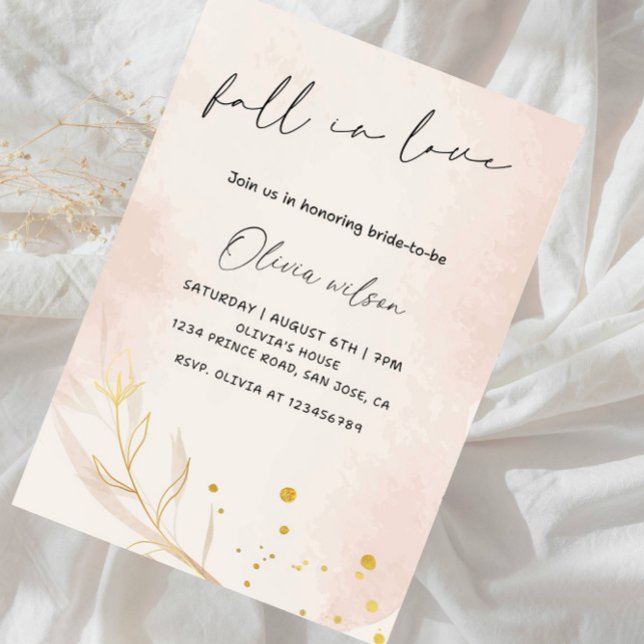 Invitation Love Is in Bloom Bridal Shower-Floral Garden Theme (Créateur téléchargé)