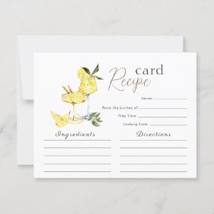 Invitation Love Limoncello Cocktail Fête des mariées Recette 