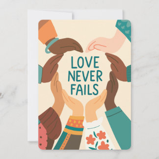 Invitation Love Never Fails