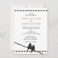 Love - Paire de Bruant B&W Photo Love Mariage