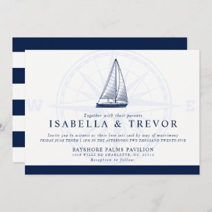 Invitation Love Sets   Mariage thématique nautique