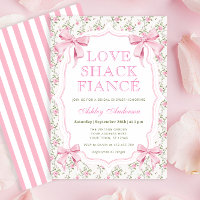 Love Shack Fiance Pink Bow Fête des mariées