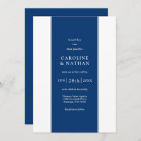 Love Story Elegant Color Band in Deep Blue