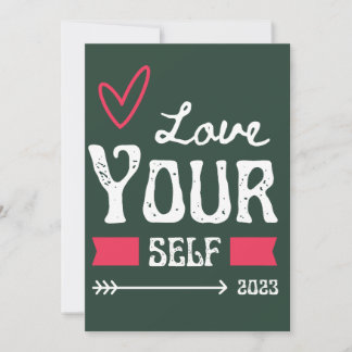 Invitation Love Yourself - Costume Décor Self-Love