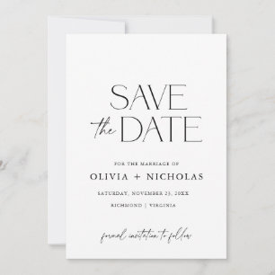 Invitation Lovely Couple Font Duo Enregistrer la date