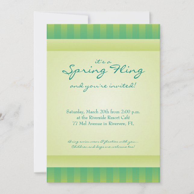 Invitation - Lovely Spring (Devant)