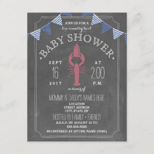 Invitation Low Country Boil Co Ed Baby shower
