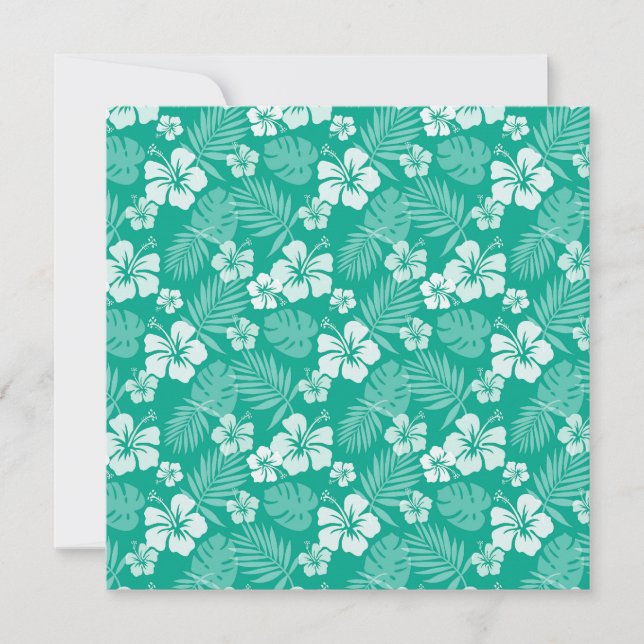 Invitation Luau (Devant)