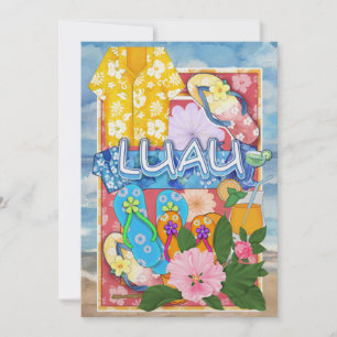 Invitation Luau par SRF
