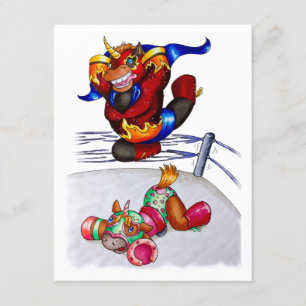 Invitation Luchadores