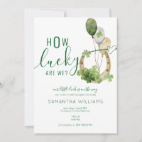 Lucky 4 Leaf Clover St Patrick Baby shower irlanda