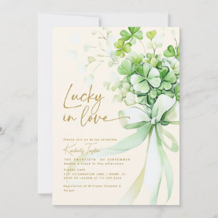 Invitation Lucky in Love Fête de Mariage de la Saint-Patrick