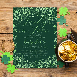 Invitation Lucky In Love Fête des mariées de la Saint Patrick