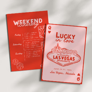 Invitation Lucky in Love Las Vegas Girls' Trip Bachelorette