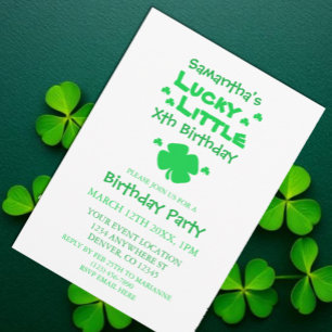 Invitation Lucky Little Birthday