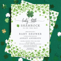 Lucky Little Shamrock Baby shower