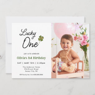 Invitation Lucky One Kids 1er anniversaire