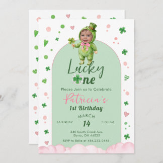 Invitation Lucky One St Patrick Birthday Photo