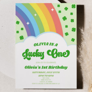 Invitation Lucky One St. Patrick's Day 1er Anniversaire