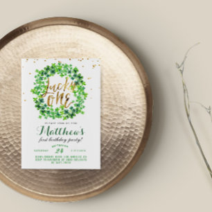 Invitation Lucky One St. Patrick's Day Premier anniversaire