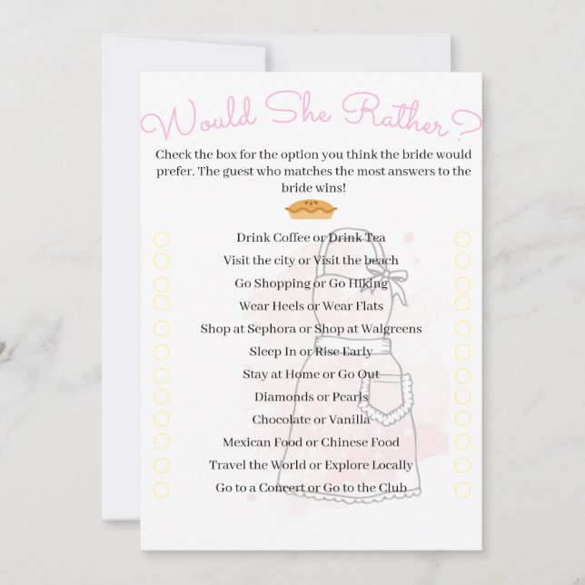 Invitation Lui ferait-elle plutôt ? (Devant)