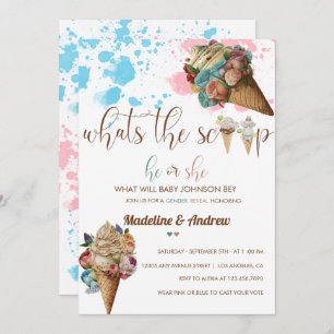 Invitation Lui Ou Elle   Garçon Ou Fille   Révélation de genr