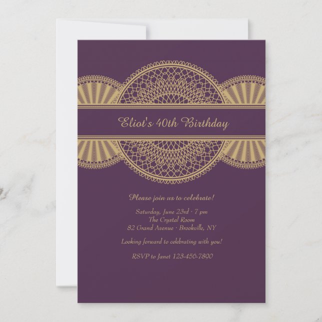 Invitation Luisante (Devant)