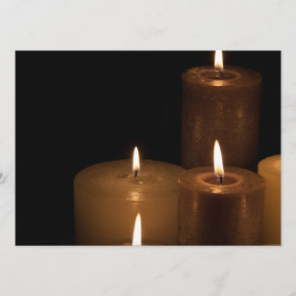 Invitation Lumière de bougie