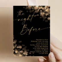 Lumières à étincelles dorées et dîner de répétitio